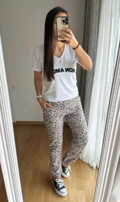 Babucha rústica print